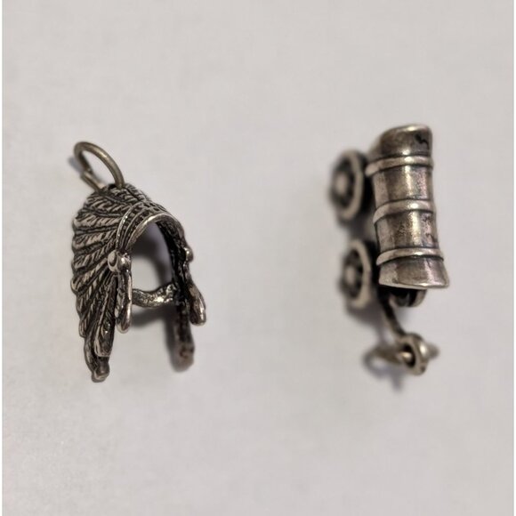 Vintage Sterling Silver Disney Mickey Mouse and Western Charms sold separately - Picture 4 of 16